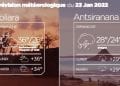METEO du 23 janvier 2022