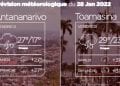 METEO du 28 janvier 2022