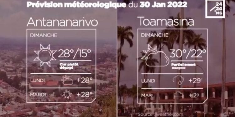 METEO du 30 janvier 2022