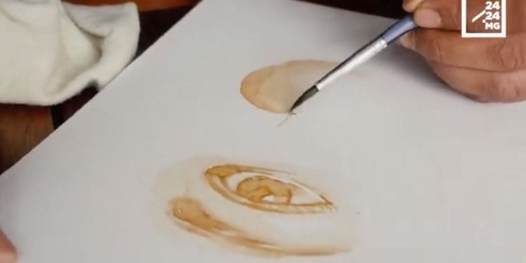 ART – Tefy Khaita, celui qui peint au café