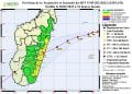 CATASTROPHE NATURELLE – Emnati atteint le stade de cyclone tropical intense et s’approche de Madagascar avec des vents de 175km/h et des rafales atteignant les 245km/h