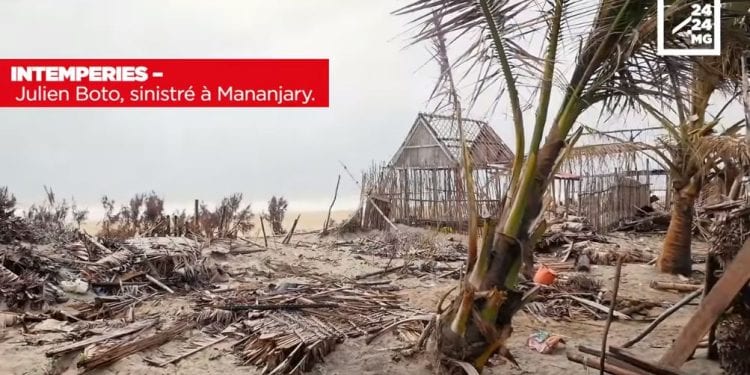 INTEMPERIES – Julien Boto, sinistré à Mananjary.