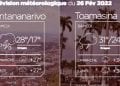 METEO du 26 février 2022