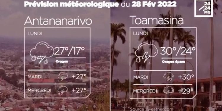 METEO du 28 février 2022