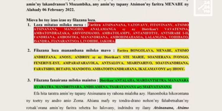 VAOVAO – MINUTE FLASH 04 FEBROARY 2022