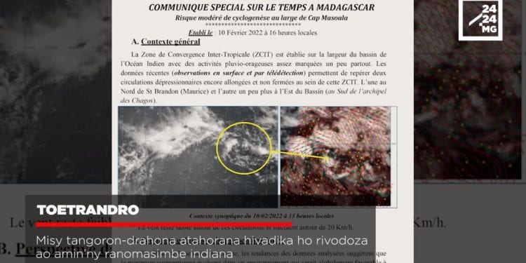 VAOVAO – MINUTE FLASH 10 FEBROARY 2022