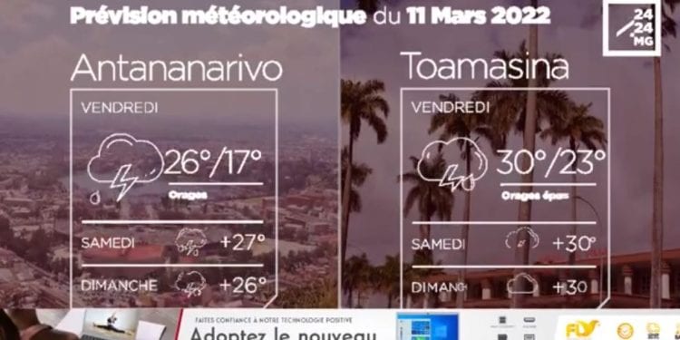 METEO du 11 mars 2022