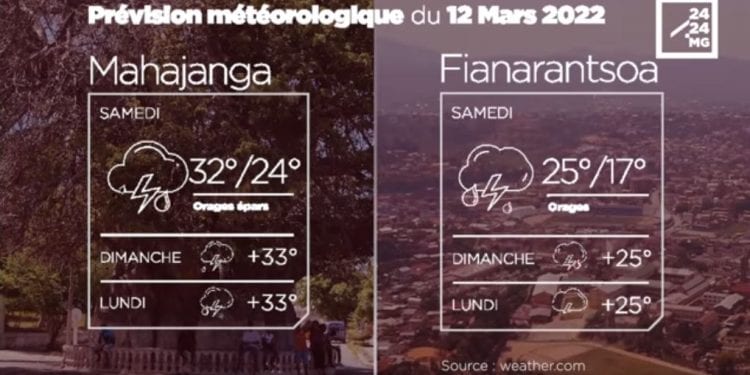 METEO du 12 mars 2022