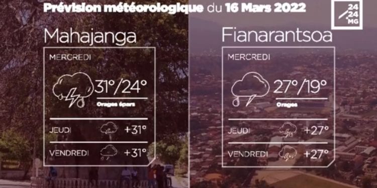 METEO du 16 mars 2022