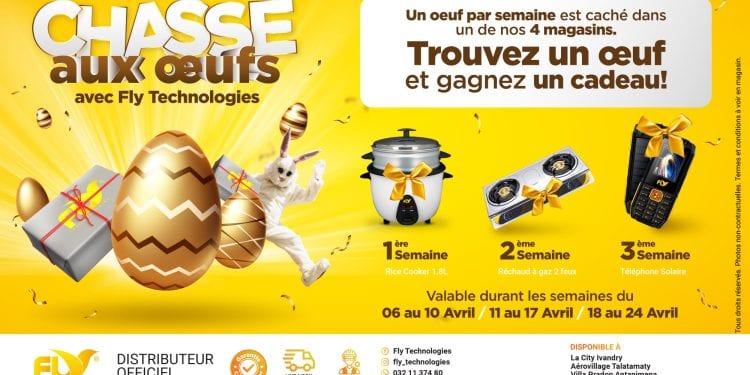 C’est parti pour la chasse aux œufs ! avec Fly Technologies