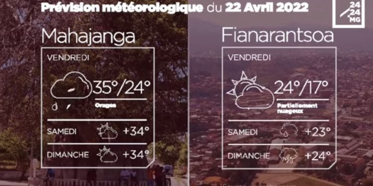 METEO du 22 avril 2022