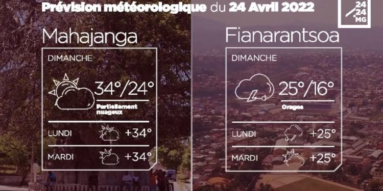 METEO du 24 avril 2022