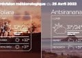 METEO du 25 avril 2022