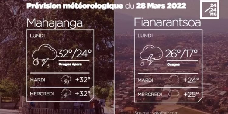METEO du 28 mars 2022