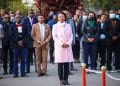 FETE NATIONALE – La ministre de l&rsquo;Éducation nationale inaugure une série de cérémonies de levée de drapeau au sein des ministères à l&rsquo;occasion de la célébration du 62ème anniversaire de l&rsquo;indépendance