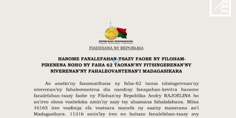 VAOVAO MINUTE FLASH 27 JONA 2022