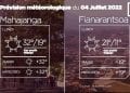 METEO du 04 juillet 2022
