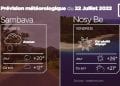 MÉTÉO du 22 juillet 2022