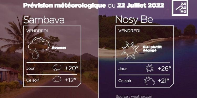 MÉTÉO du 22 juillet 2022