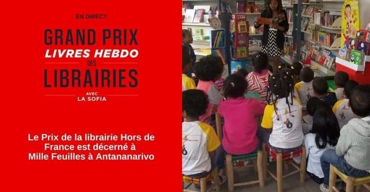 RECOMPENSE – La librairie Mille feuilles reçoit le Prix de la librairie francophone hors de France 2022 du Grand prix Livres Hebdo