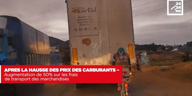 APRES LA HAUSSE DES PRIX DES CARBURANTS – Les transporteurs routiers augmentent de 50% les frais de transport des marchandises