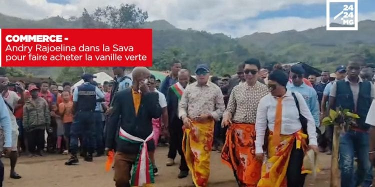 COMMERCE – Andry Rajoelina dans la Sava pour faire acheter la vanille verte