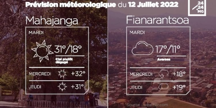 METEO du 12 juillet 2022