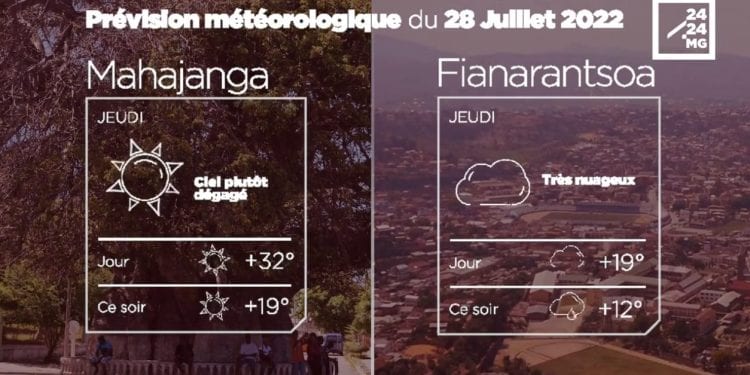 MÉTÉO du 28 juillet 2022