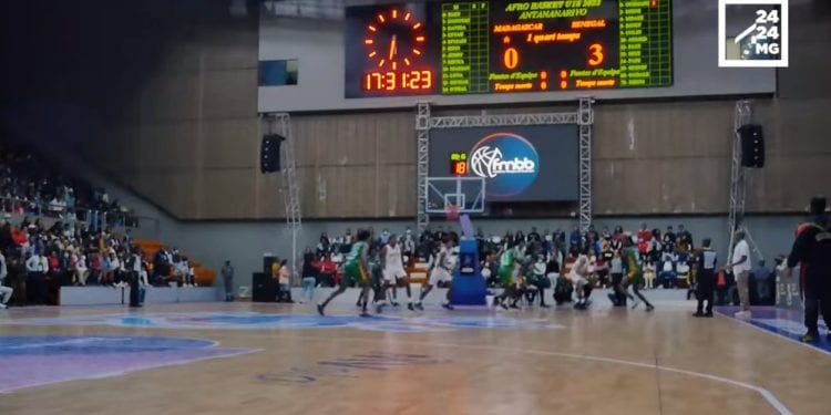 BASKETBALL – La première défaite malgache à l&rsquo;Afrobasket U18 2022 face au Sénégal