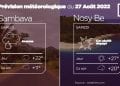 MÉTÉO du 27 août 2022