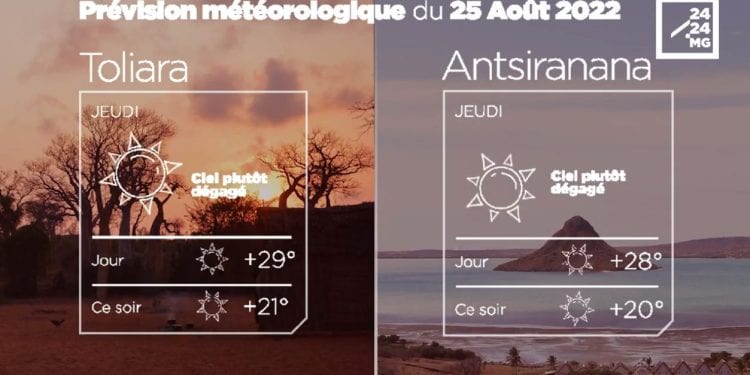 MÉTÉO du 25 août 2022
