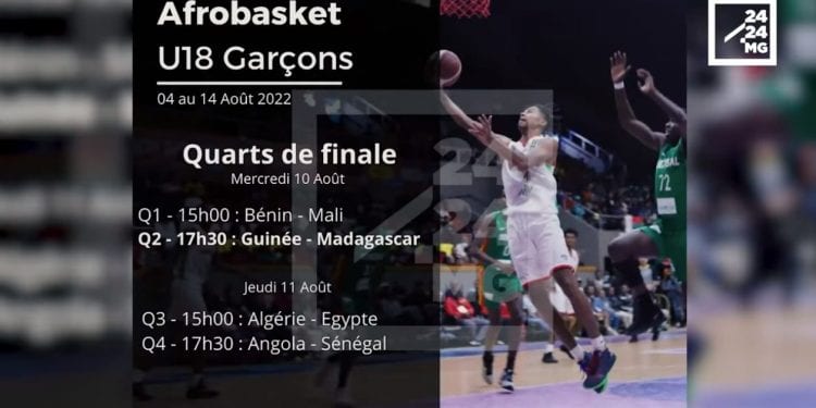 AFROBASKET U18 – Avantage aux Ankoay en quart de finale Madagascar – Guinée