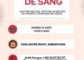 ACTION HUMANITAIRE – Appel à don de sang par l’organisation internationale Who is Hussain pour enrichir la banque de sang de Madagascar et pour marquer le dernier jour de l’Arbeen