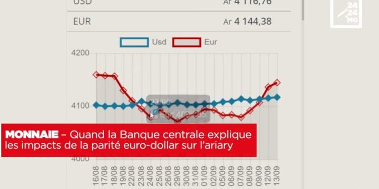 MONNAIE – Quand la Banque centrale explique les impacts de la parité euro-dollar sur l’ariary