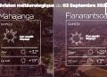MÉTÉO du 03 Septembre 2022.