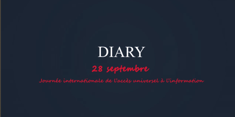 DIARY – 28 septembre : Journée internationale de l&rsquo;accès universel à l&rsquo;information.