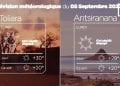 MÉTÉO du 05 Septembre 2022