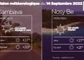 MÉTÉO du 14 septembre 2022