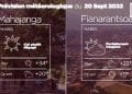 MÉTÉO du 20 septembre 2022