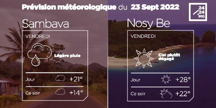 MÉTÉO du 23 septembre 2022