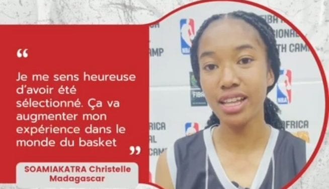 Christelle Soamiakatra est l&rsquo;une des 12 jeunes filles malgaches qui participent au Fiba Africa Regional youth camp. Elle se dit heureuse de pouvoir acquérir des expériences à ce stage. #FIBAAFRICA #FIBAAFRIQUE #FIBACAMP En partenariat avec : FIBA NextGen Hoops Fédération Malagasy de Basket Ball