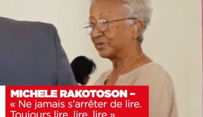 MICHELE RAKOTOSON – « Ne jamais s’arrêter de lire. Toujours lire, lire, lire »
