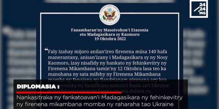 VAOVAO – MINUTE FLASH 19 OKTOBRA 2022