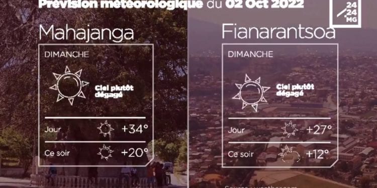 MÉTÉO du 02 octobre 2022