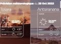 METEO du 25 octobre 2022