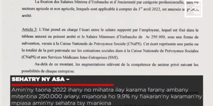 VAOVAO – MINUTE FLASH 05 OKTOBRA 2022