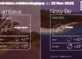 METEO du 23 novembre 2022…
