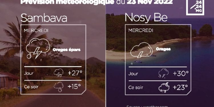 METEO du 23 novembre 2022…