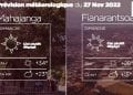 METEO du 27 novembre 2022