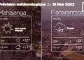 METEO du 15 novembre 2022